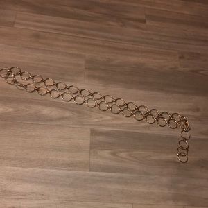 gold chain link belt